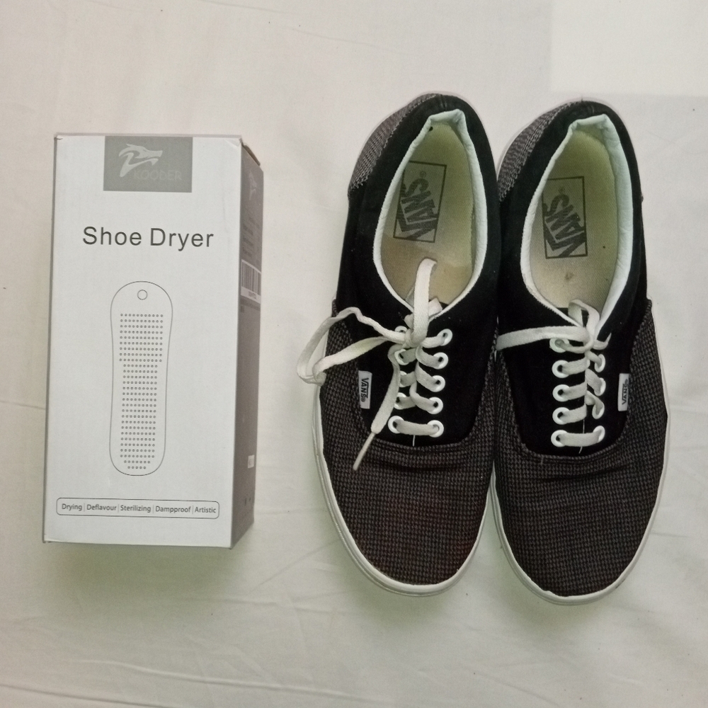 Vans Off the Wall Era Black/Houndstooth + Kooder Shoe Dryer